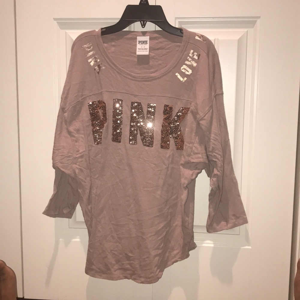 PINK quarter sleeve shirt